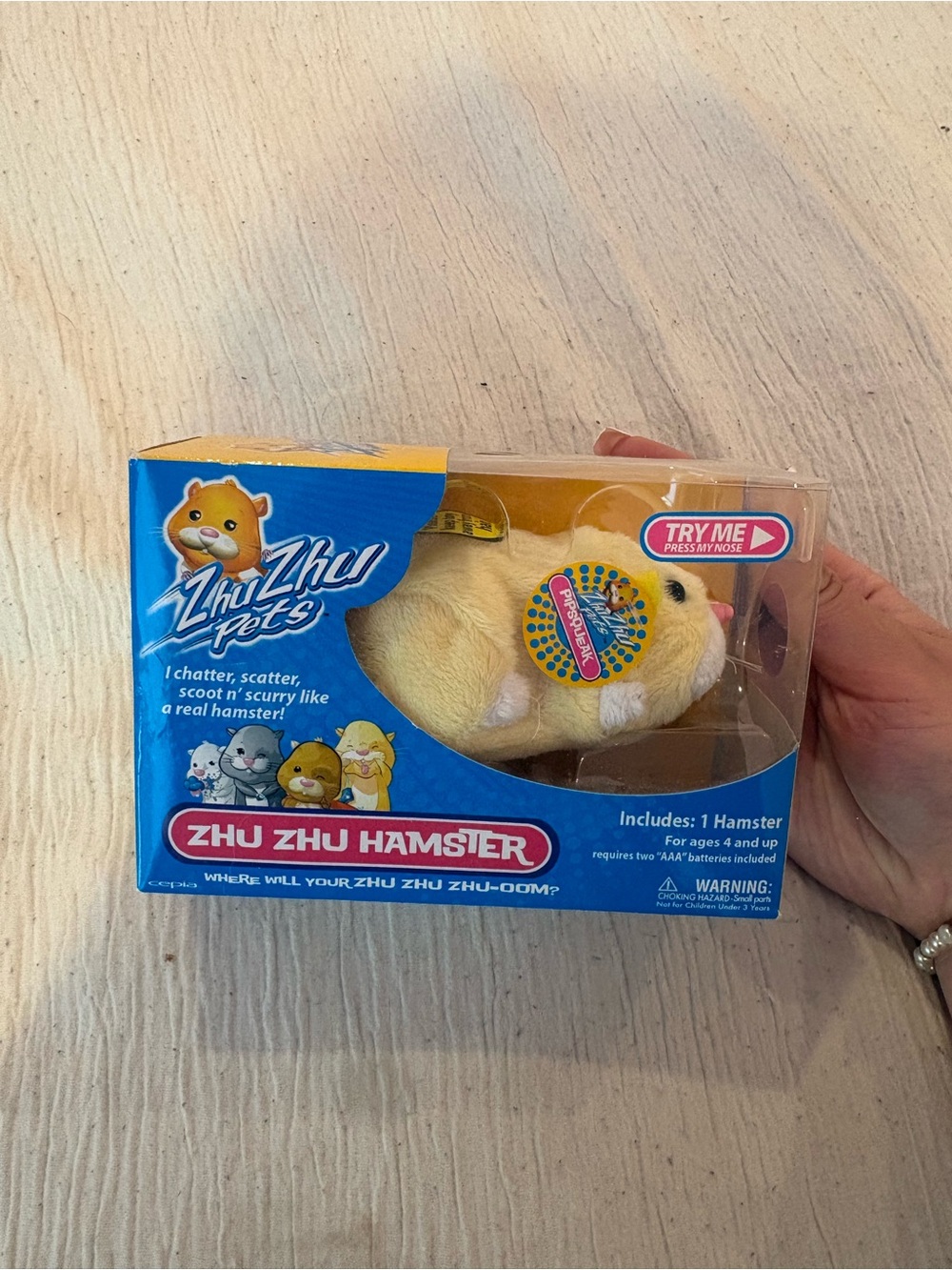 ZhuZhu Pets Zhu Zhu Hamster - Yellow Plush Electronic Toy
